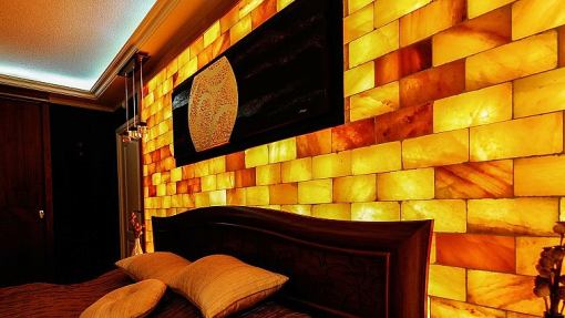 Custom Himalayan Salt Wall Construction