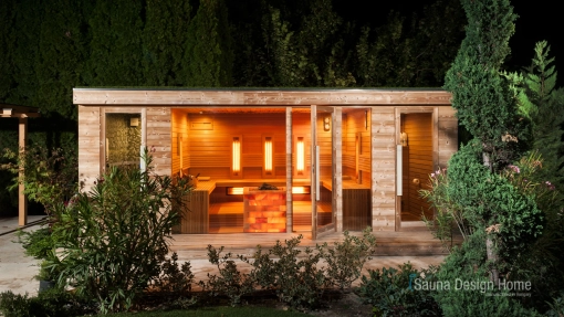 Sauna with Plants Sauna with Plants