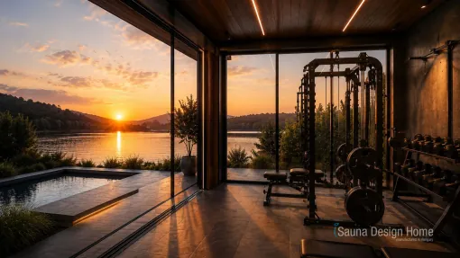 Home Gym with Sauna Home Gym with Sauna