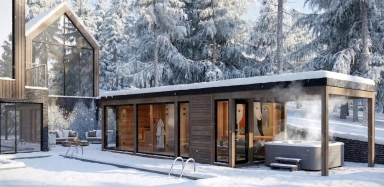 Luxury outdoor sauna Luxury outdoor sauna