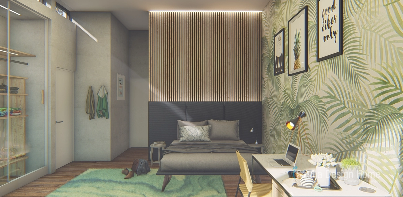 Unique bedroom walls